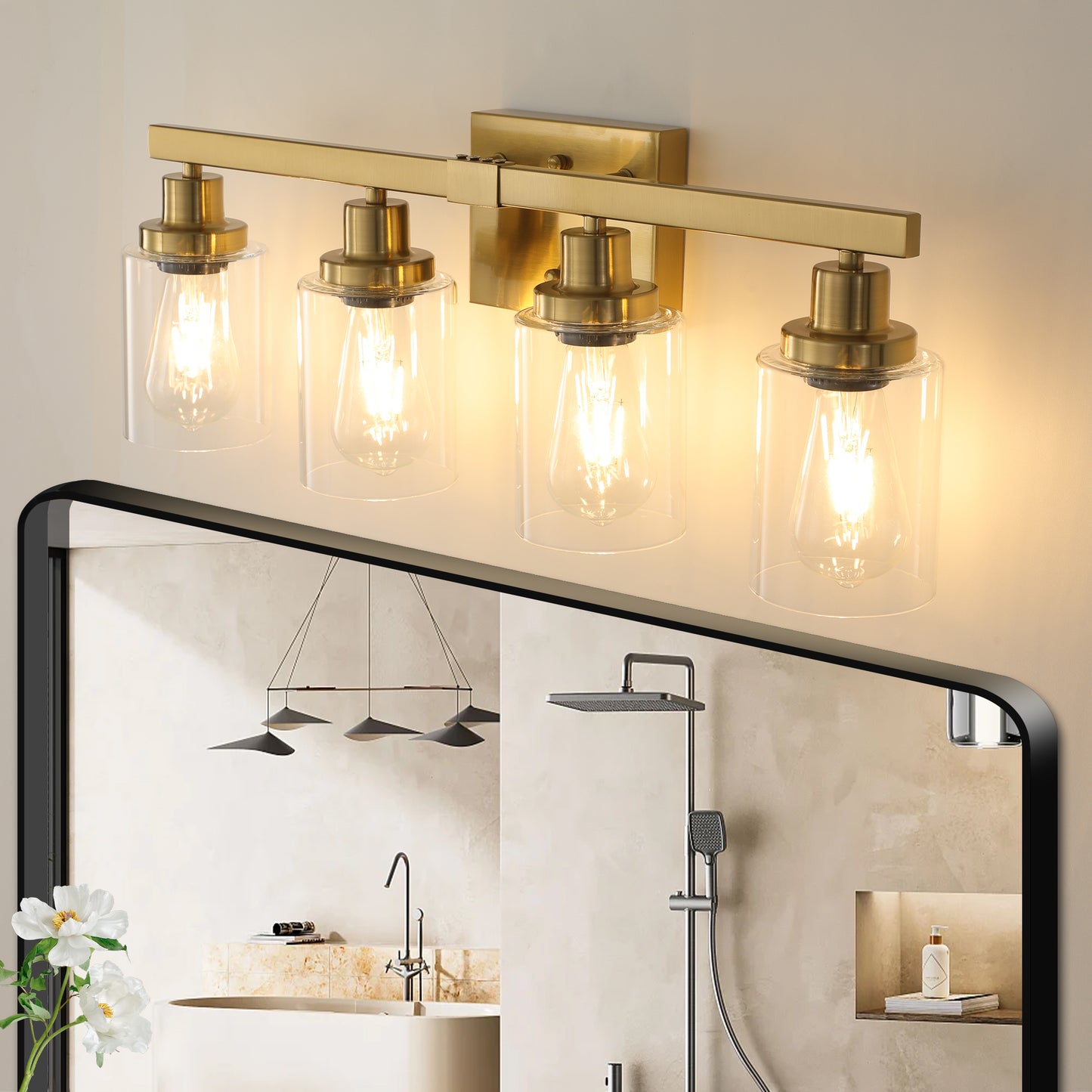 The Golden Vanity Light - 4 Bar