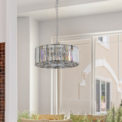 The Crystal Drum Chandelier