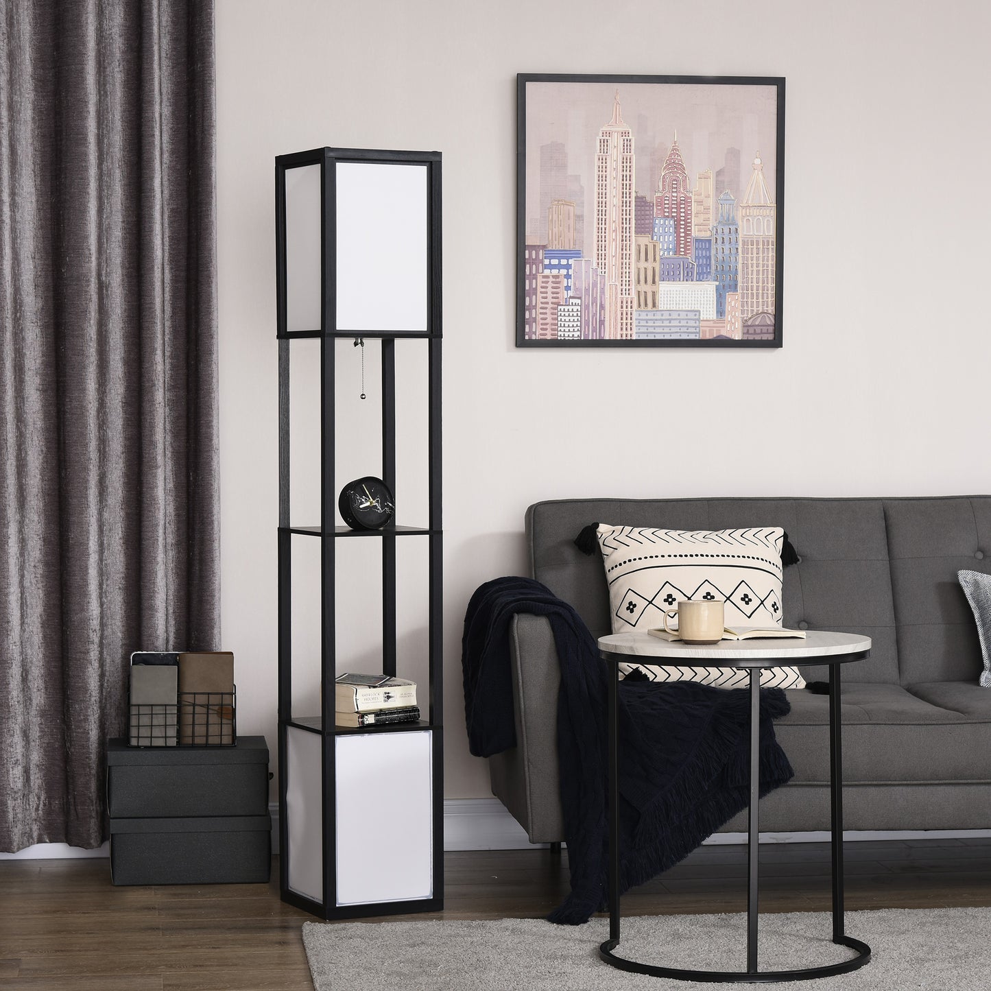 Shadow Box Floor Lamp