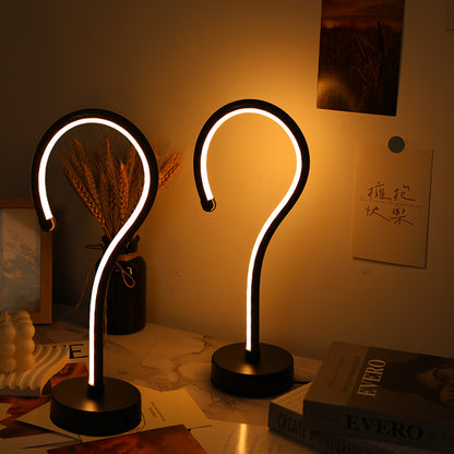 Question Mark Shape Table Lamp