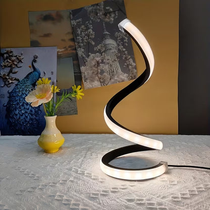 Spiral Glow LED Desk Lamp