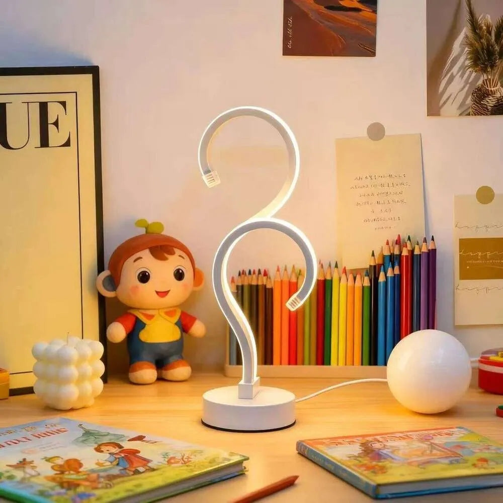 Curve Question Mark Desk Lamp