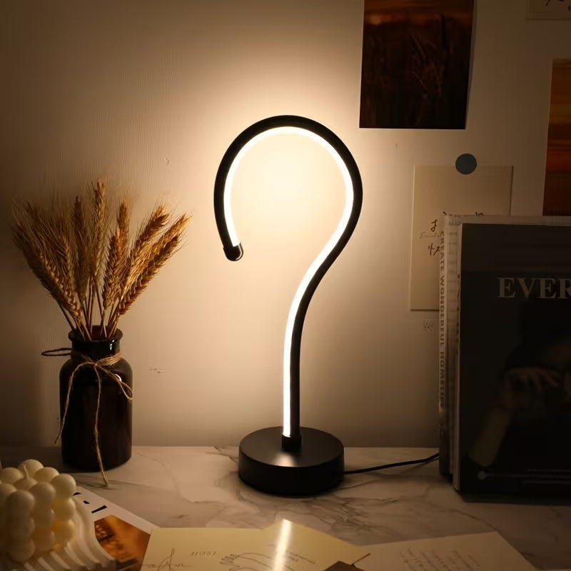 Question Mark Shape Table Lamp
