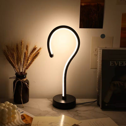Question Mark Shape Table Lamp