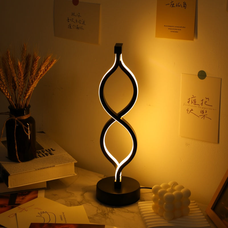 Wave Glow LED Desk Lamp