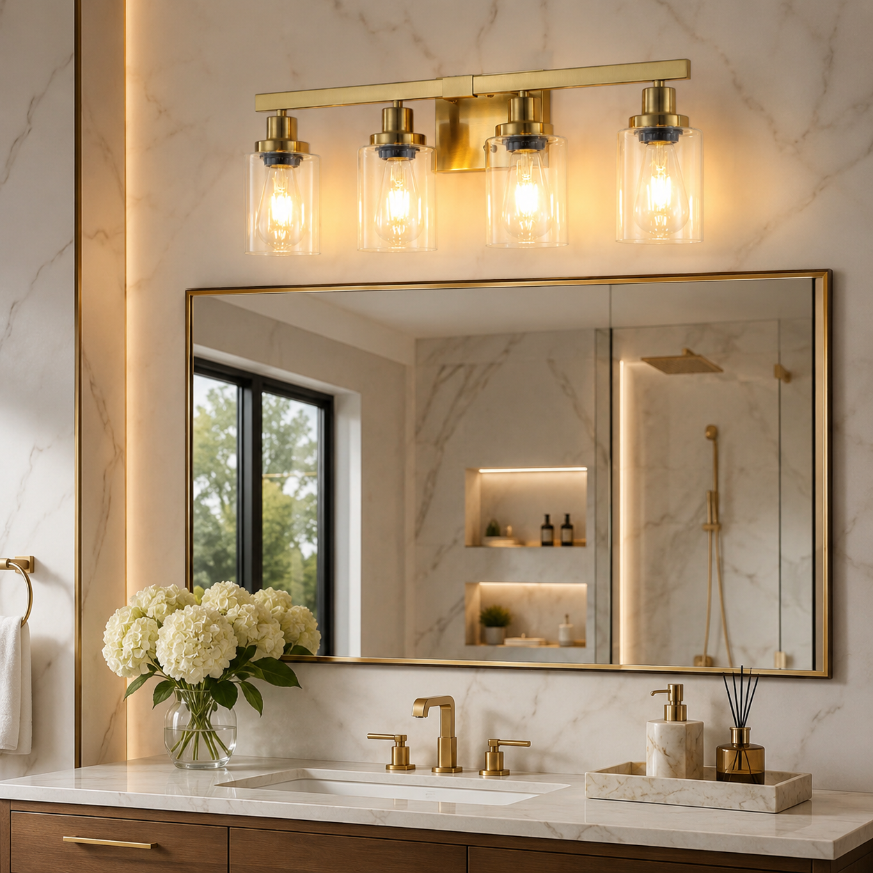 The Golden Vanity Light - 4 Bar