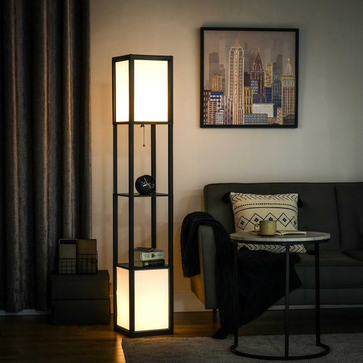 Shadow Box Floor Lamp
