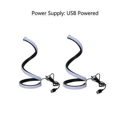 Spiral Glow LED Desk Lamp